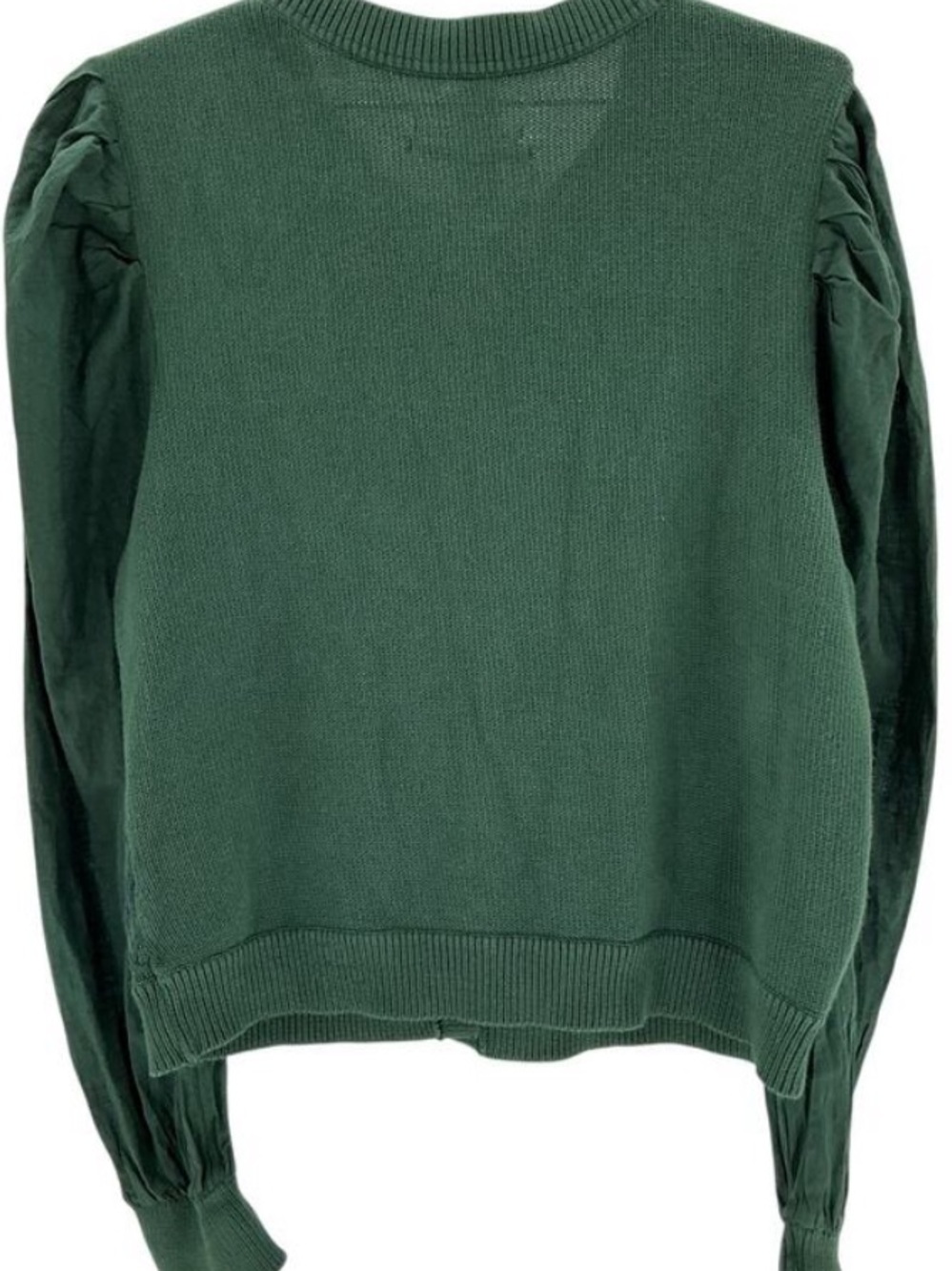Unique green cardigan from Anthropologie - Picture 4 of 7